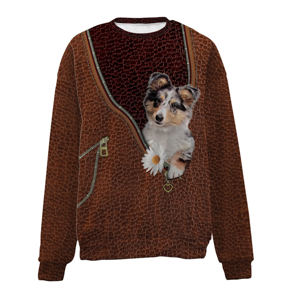 SHETLAND SHEEPDOG-Zip-Premium Sweater