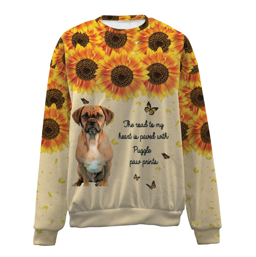 Puggle 2-Flower-Premium Sweater