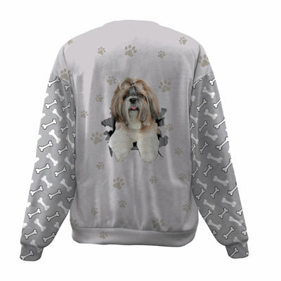 Shih Tzu-Paw And Pond-Premium Sweater