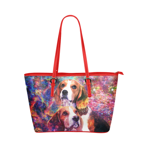 Beagle Leather Tote Bag