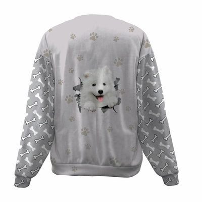 Samoyed-Paw And Pond-Premium Sweater