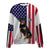 Rottweiler-USA Flag-Premium Sweater
