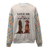 Irish Setter-Love My Dog-Premium Sweater