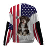 Havanese-USA Flag-Premium Sweater