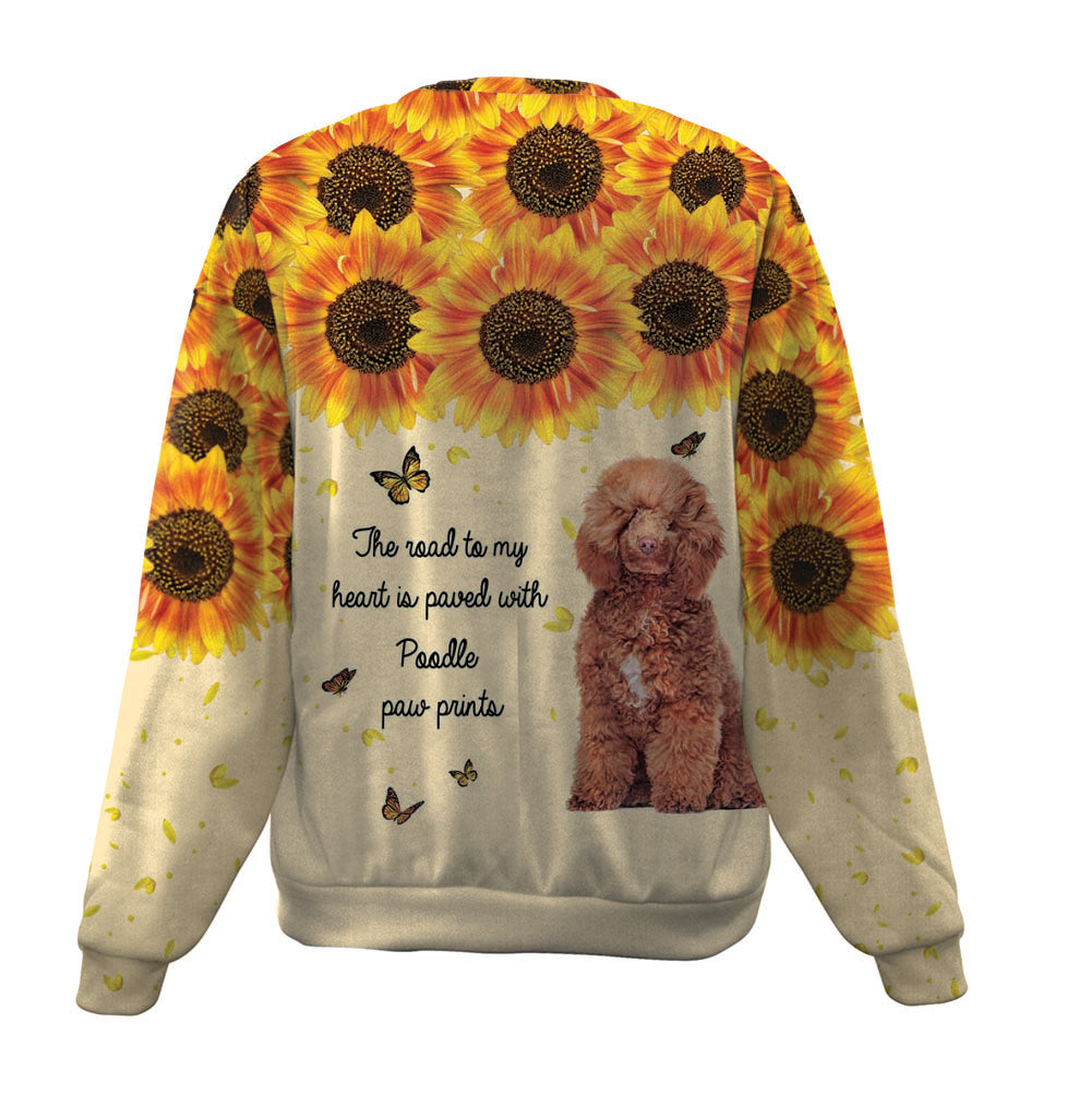 Poodle-Flower-Premium Sweater