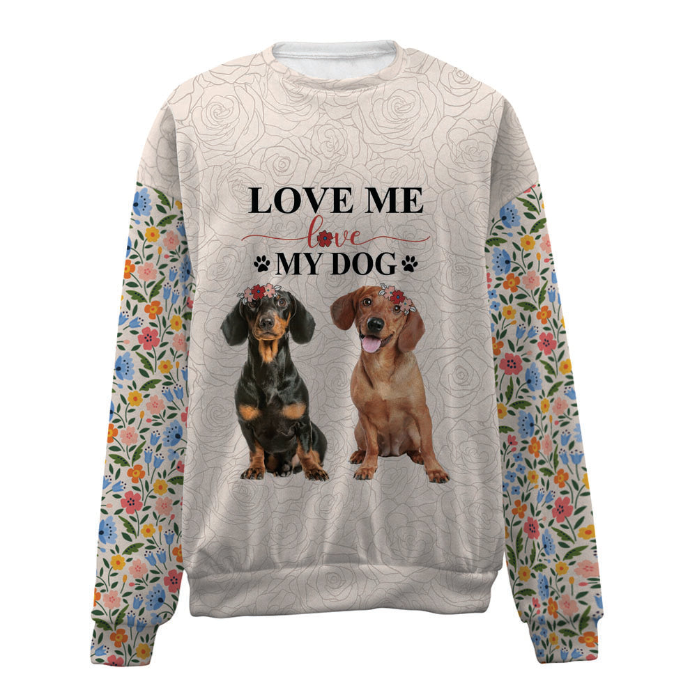 Dachshund-Love My Dog-Premium Sweater