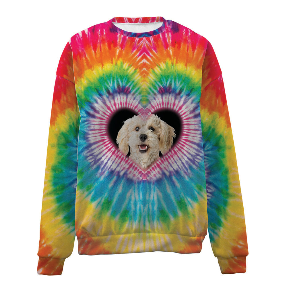 Poodle Crossbreed-Big Heart-Premium Sweater