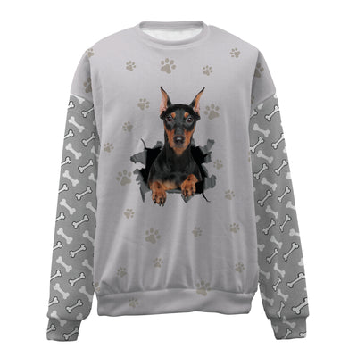 Doberman-02-Paw And Pond-Premium Sweater