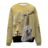 Old English Sheepdog-Jesus-Premium Sweater