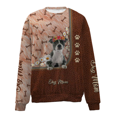Staffordshire Bull Terrier-Dog Mom-Premium Sweater