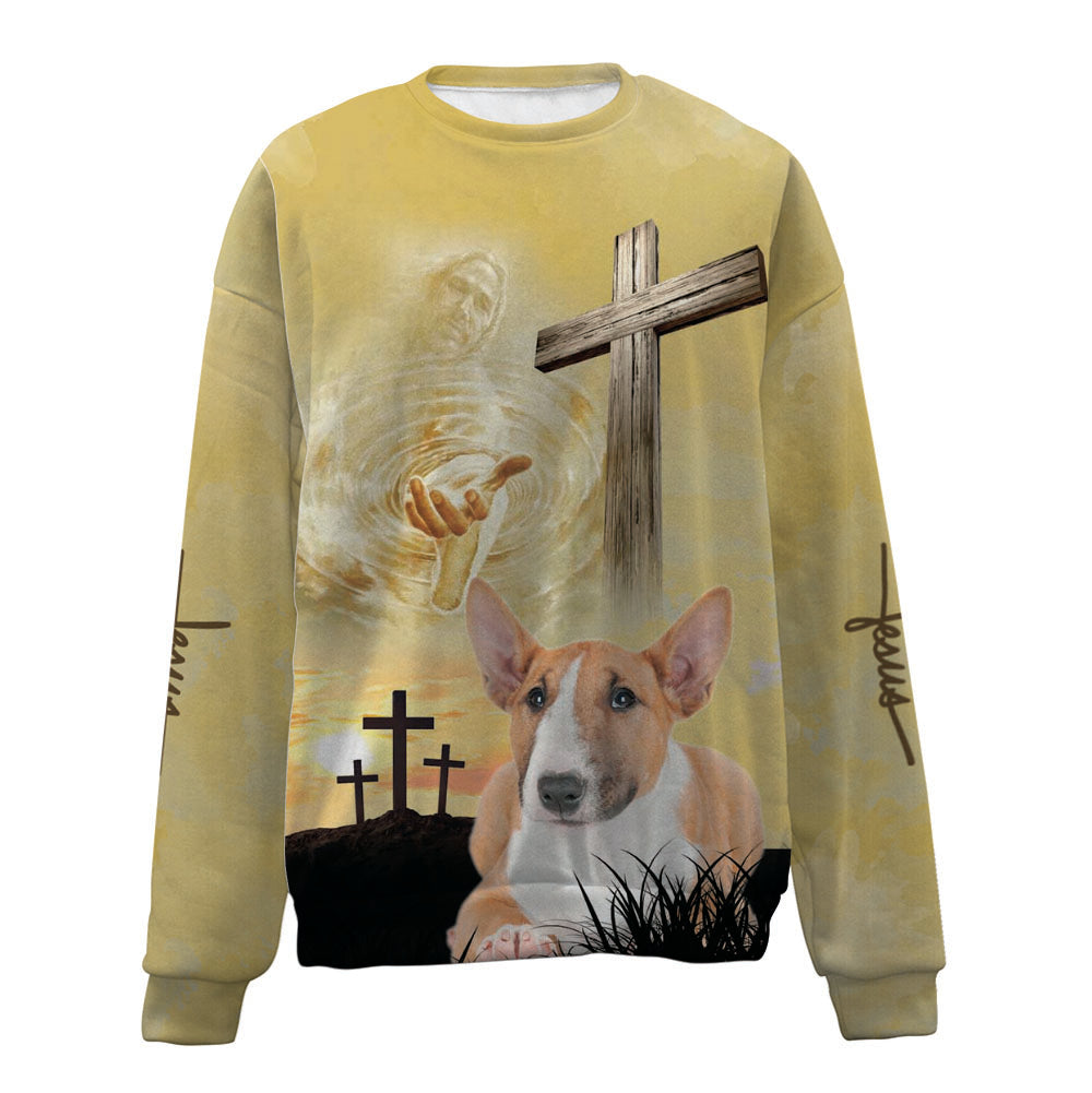 Bull Terrier-Jesus-Premium Sweater