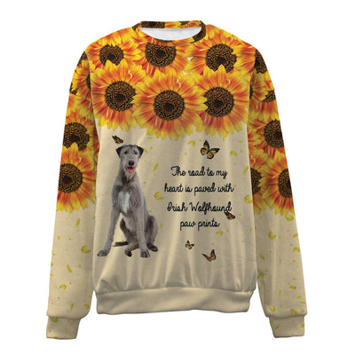 Irish Wolfhound-Flower-Premium Sweater