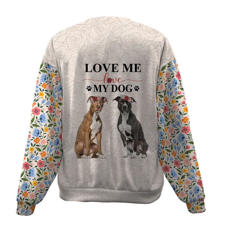 American Pit Bull Terrier-Love My Dog-Premium Sweater