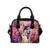 Siberian Husky Yin Yang Shoulder Handbag