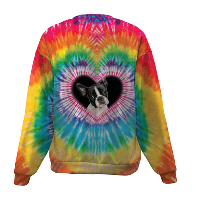 Boston Terrier-Big Heart-Premium Sweater
