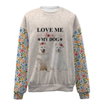 Samoyed-Love My Dog-Premium Sweater