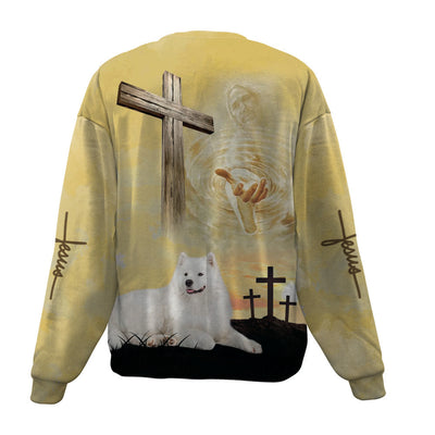 Samoyed-Jesus-Premium Sweater