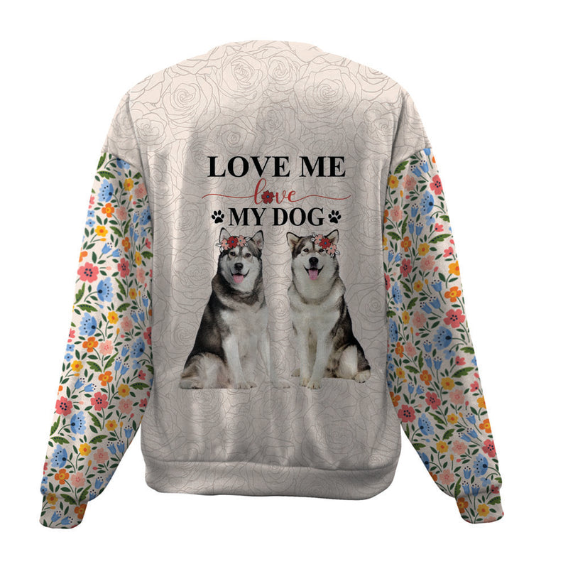 Alaskan Malamute-Love My Dog-Premium Sweater