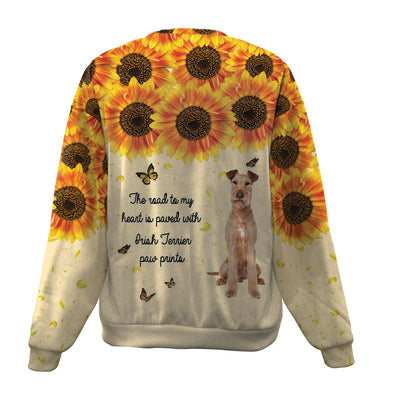 Irish Terrier-Flower-Premium Sweater