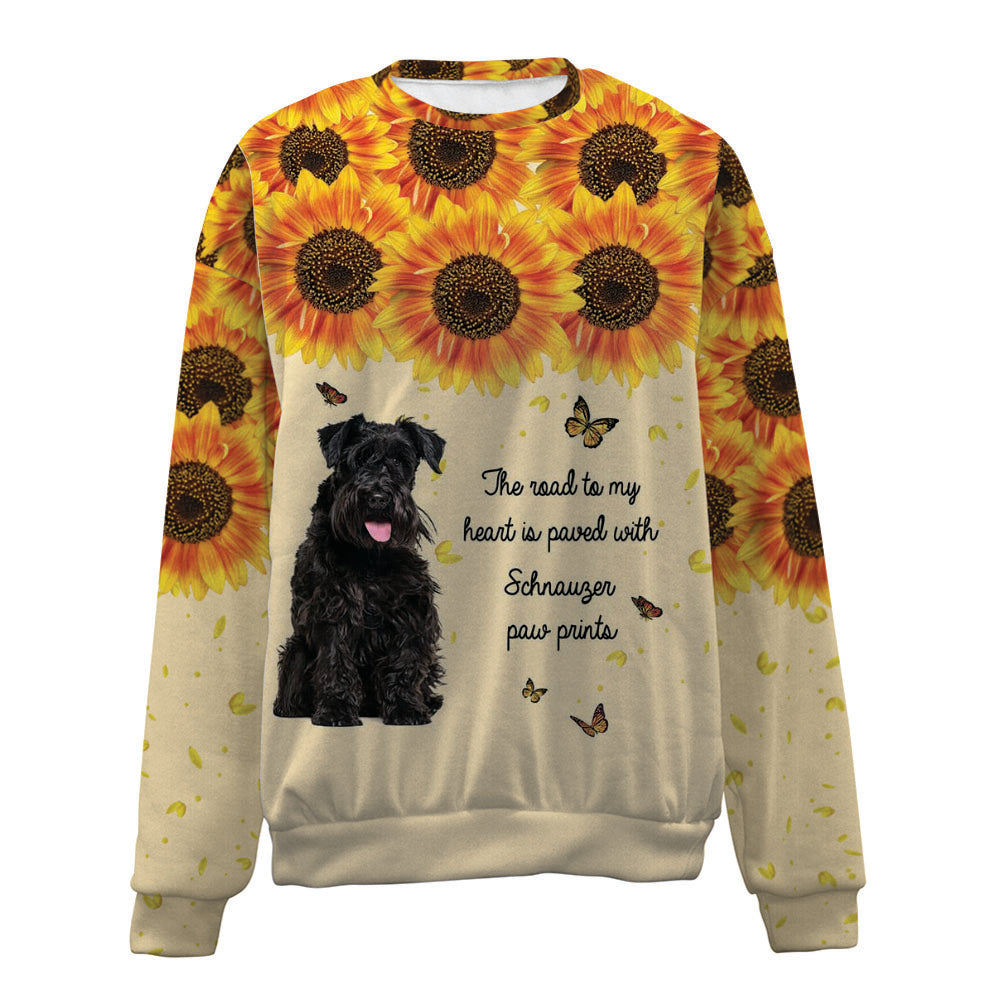 Schnauzer-Flower-Premium Sweater