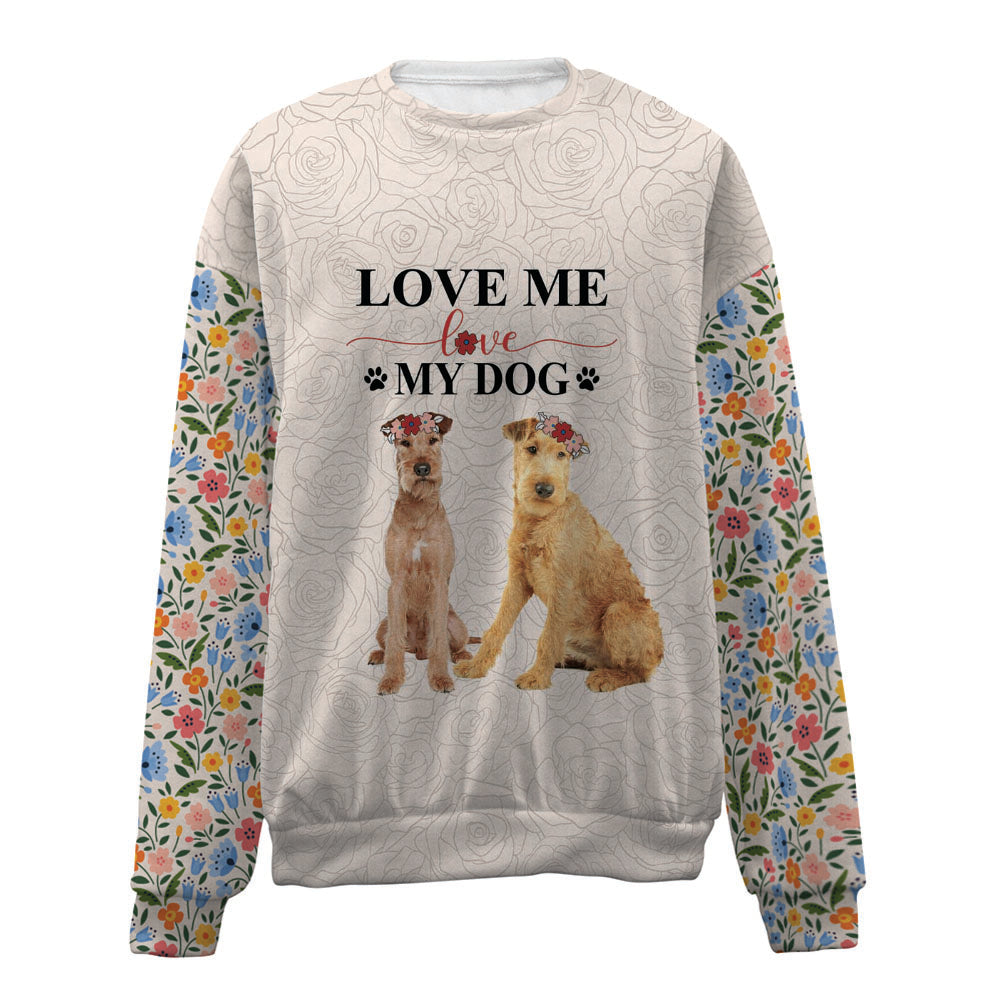 Irish Terrier-Love My Dog-Premium Sweater