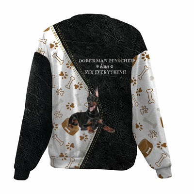 Doberman Pinscher-Fix Everything-Premium Sweater