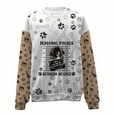 Pekingese-Personal Stalker-Premium Sweater