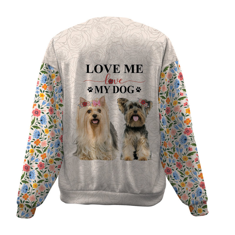 Yorkshire Terrier-Love My Dog-Premium Sweater