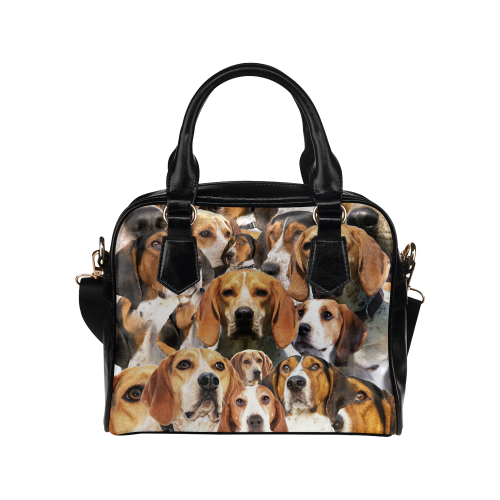 Treeing Walker Coonhound Face Shoulder Handbag