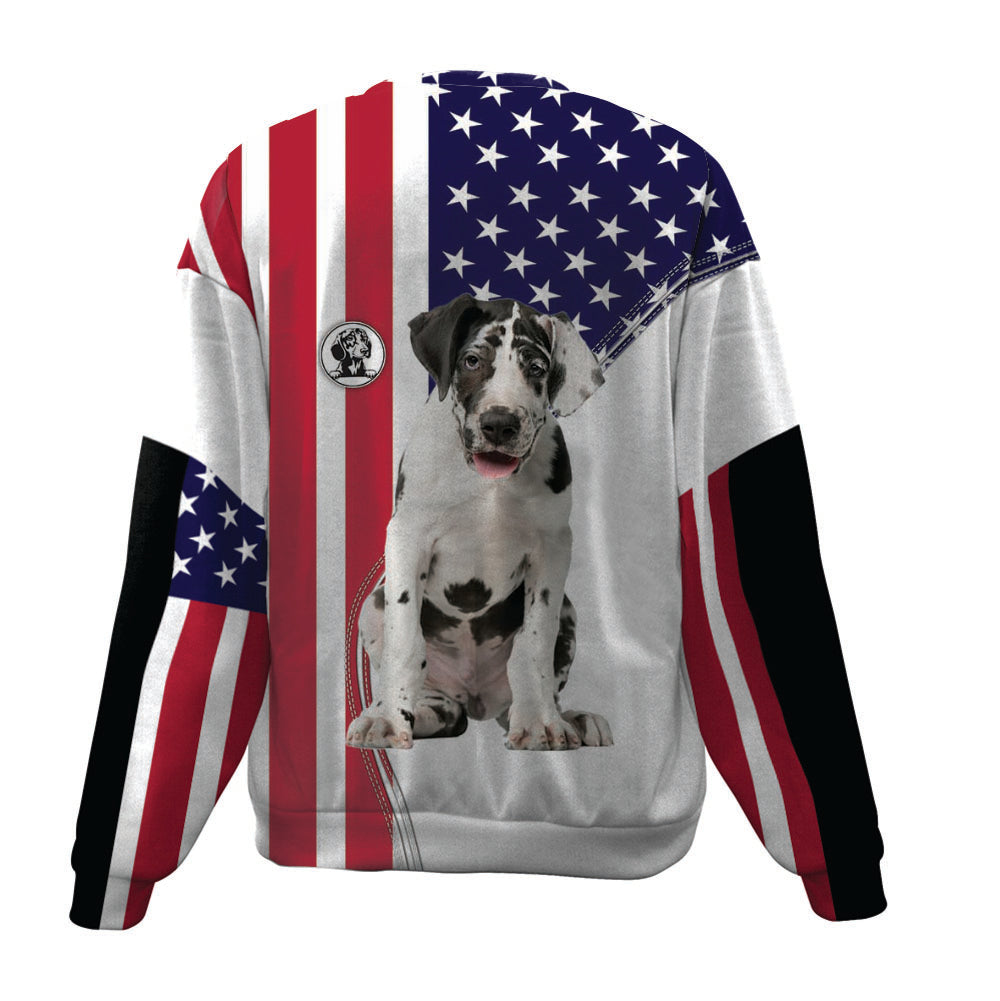 Great Dane-USA Flag-Premium Sweater