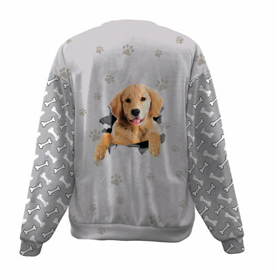 Golden Retriever-Paw And Pond-Premium Sweater