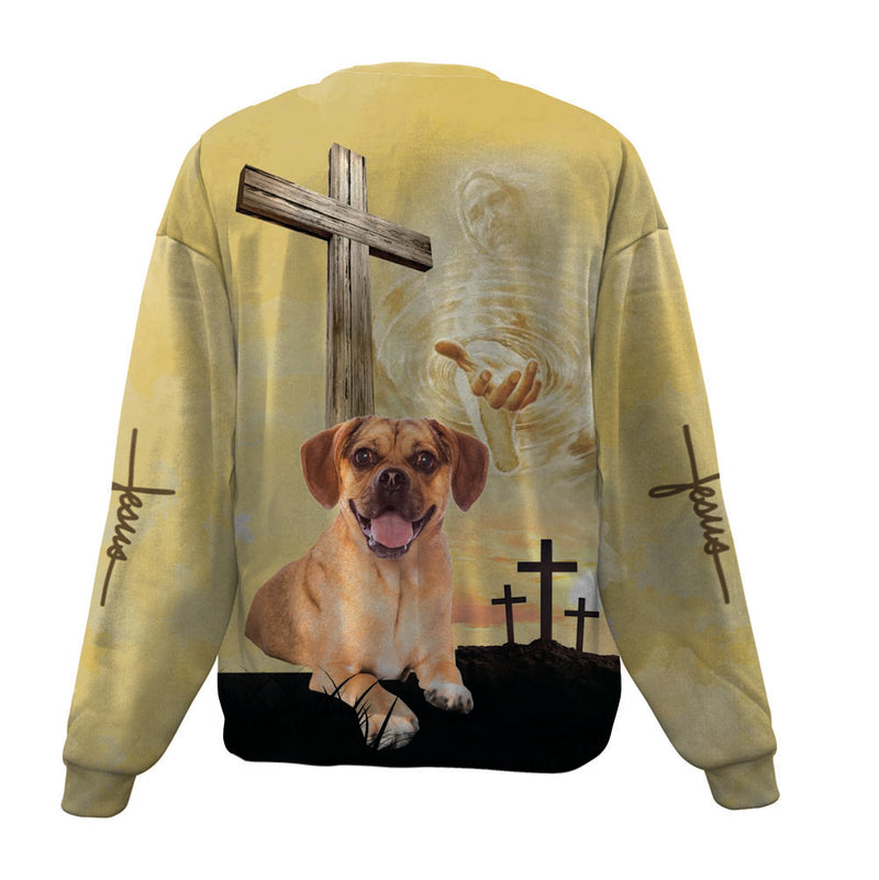 Puggle-Jesus-Premium Sweater