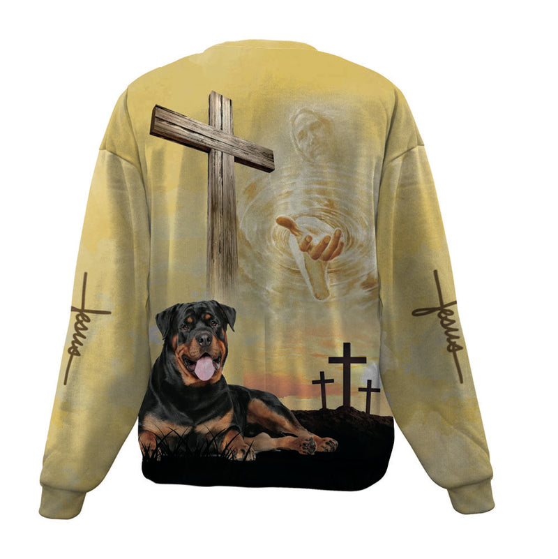 Rottweiler-Jesus-Premium Sweater