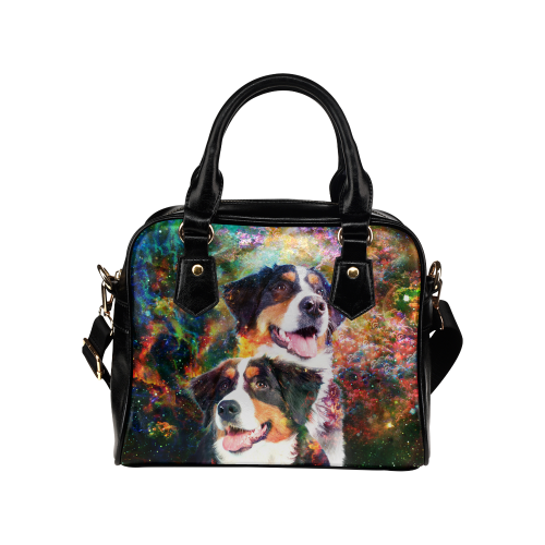 Bernese Mountain Yin Yang Shoulder Handbag