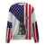 Greyhound-USA Flag-Premium Sweater