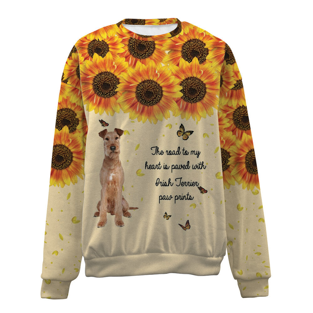 Irish Terrier-Flower-Premium Sweater
