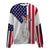 Basenji-USA Flag-Premium Sweater