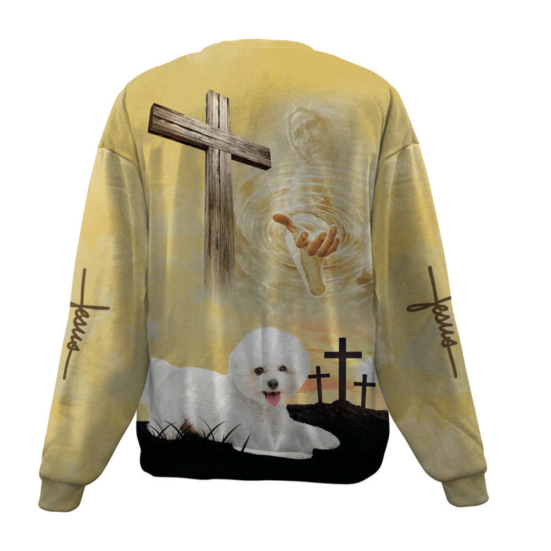 Bichon Frise-Jesus-Premium Sweater