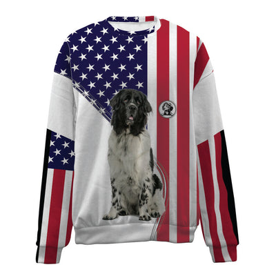 Newfounderland-USA Flag-Premium Sweater