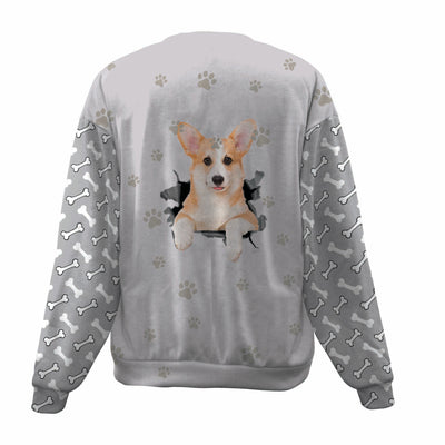Corgi 2-Paw And Pond-Premium Sweater