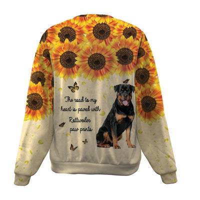 Rottweiler-Flower-Premium Sweater