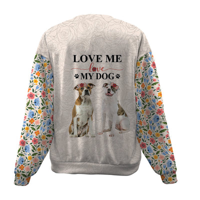 American Bulldog-Love My Dog-Premium Sweater