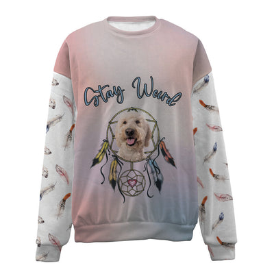 Goldendoodle-Stay Weird-Premium Sweater