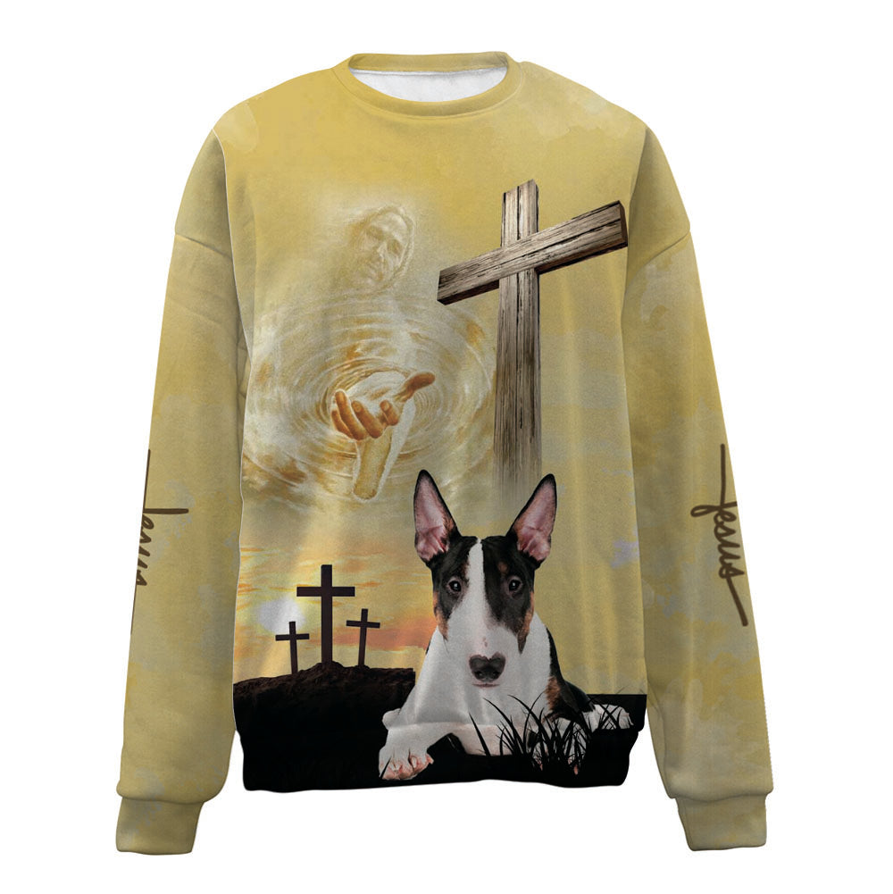Bull Terrier 2-Jesus-Premium Sweater