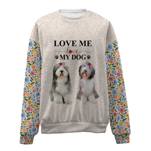 Bearded Collie-Love My Dog-Premium Sweater