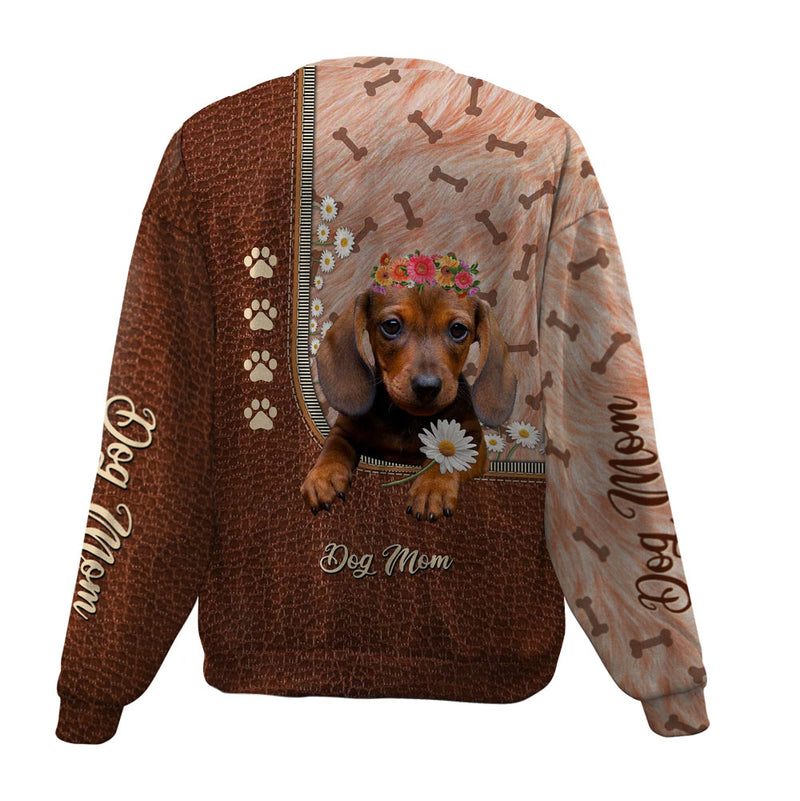 Dachshund-Dog Mom-Premium Sweater