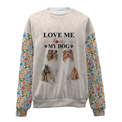 Rough Collie-Love My Dog-Premium Sweater
