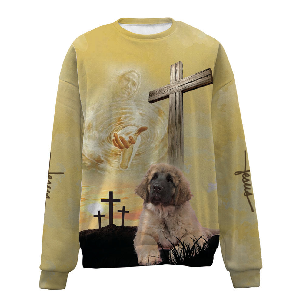 Leonberger-Jesus-Premium Sweater