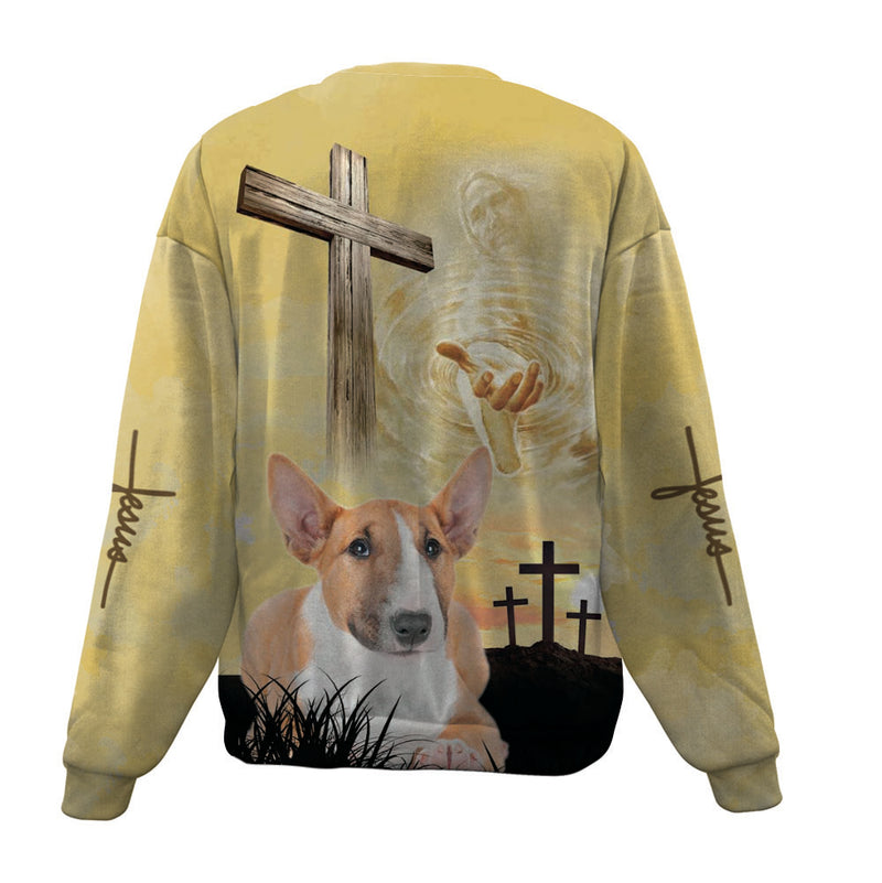 Bull Terrier-Jesus-Premium Sweater