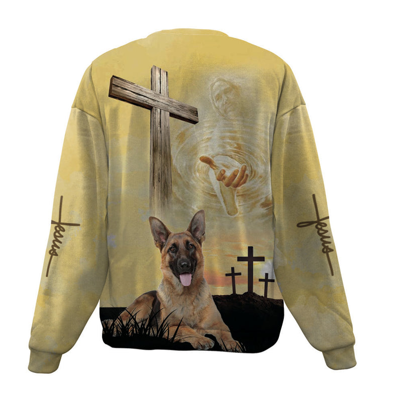 German Shepherd-Jesus-Premium Sweater